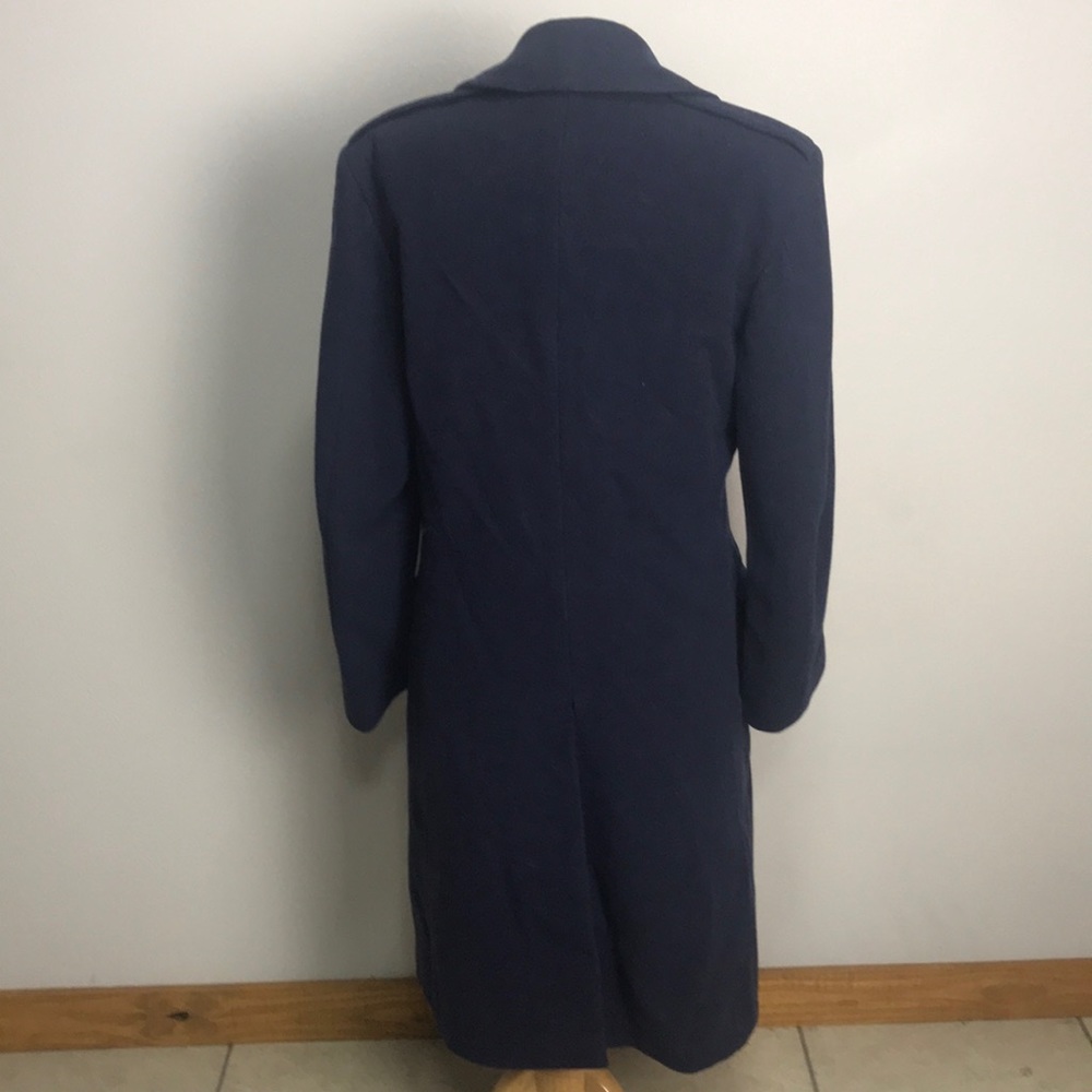 Vintage navy military heavy wool coat SM/MED costume cosplay steampunk surplus - Picture 8 of 16